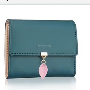 FT FUNTOR‎ RFID Wallets for Leaf Card Holder Trifold.